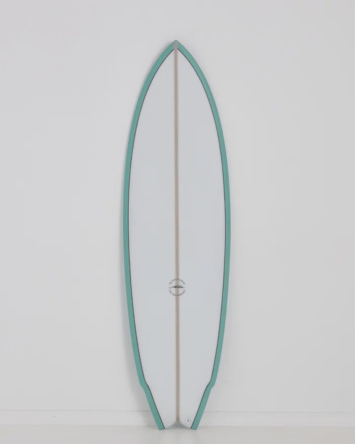 ALOHA S FLYER FISH SURFBOARD - AQUA