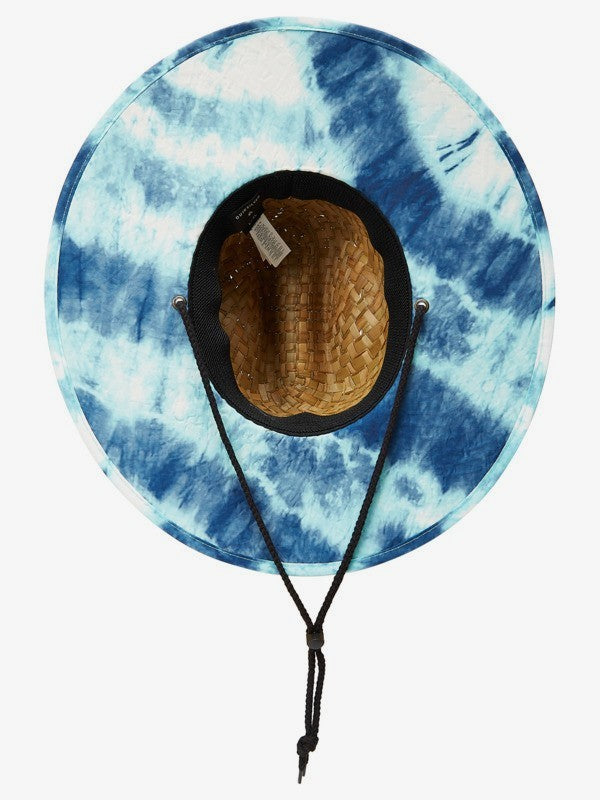 QUIKSILVER MENS OUTSIDER STRAW LIFEGUARD HAT - INSIGNIA BLUE
