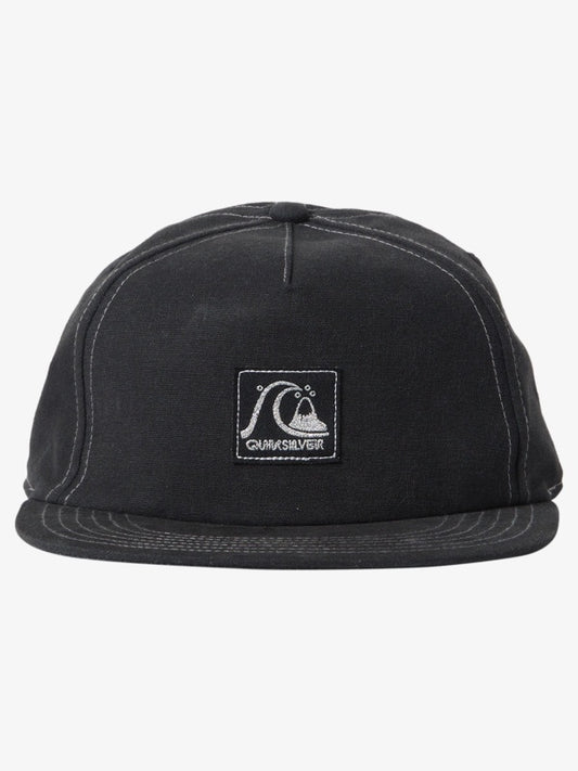 QUIKSILVER ORIGINAL STRAP-BACK MENS CAP - BLACK