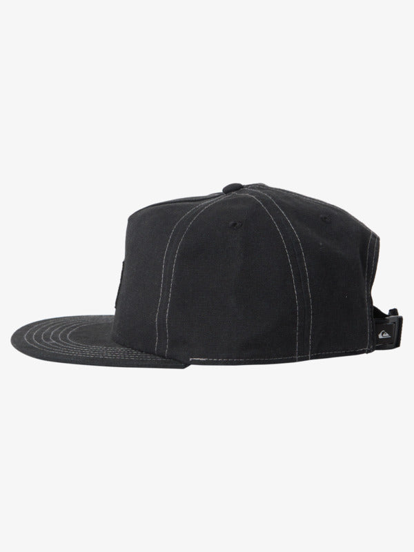 QUIKSILVER ORIGINAL STRAP-BACK MENS CAP - BLACK