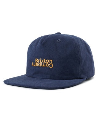 BRIXTON REVERT MP SNAPBACK - BLUE & BLACK