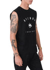 AFENDS SIGNATURE THREADS BAND CUT TEE - BLACK - ON SALE