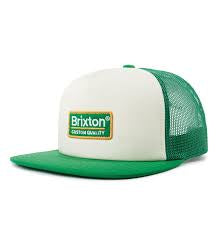 PALMER MESH CAP - OFF WHITE / CLOVER GREEN