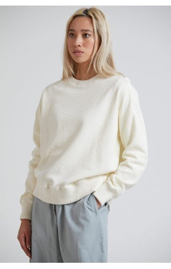 AFENDS BRIAR WAFFLE SLOUCHY CREW - CREAM - SISSTREVOLUTION FRILLIN IT HOODIE L/S -SISSTREVOLUTION COZY SPECS JACKET - - Sale Clearance no returns $60