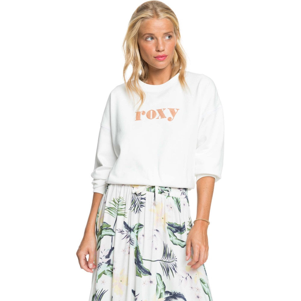 ROXY WOMENS BREAK AWAY ORGANIC FLEECE JUMPER - -  Sale Clearance no returns  $48