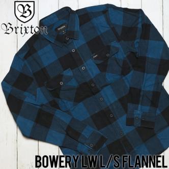 BRIXTON BOWERY L/S FLANNEL SHIRT - on sale clearance styles