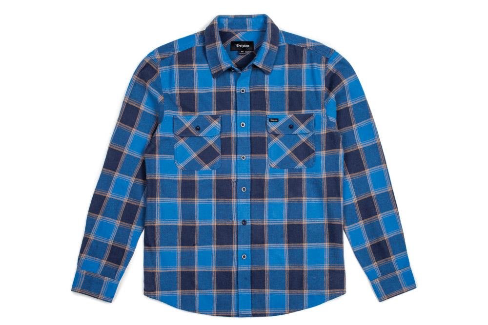 BRIXTON BOWERY L/S FLANNEL SHIRT - on sale clearance styles