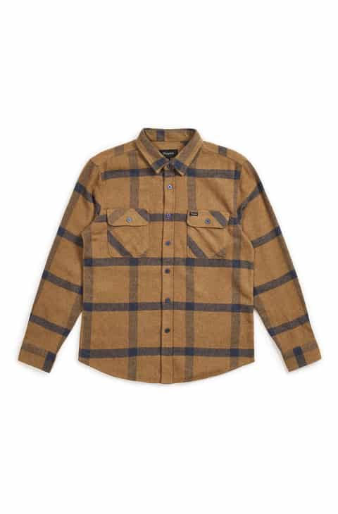 BRIXTON BOWERY L/S FLANNEL SHIRT - on sale clearance styles