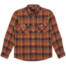 BRIXTON BOWERY L/S FLANNEL SHIRT - on sale clearance styles