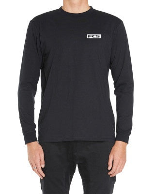 FCS ESSENTIALS L/D MENS TEE - BLACK