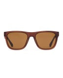 OTIS STRIKE SUNGLASSES: 158-2103 - MATTE ESPRESSO BROWN