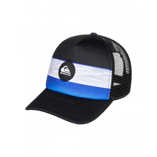 QUIKSILVER MENS TIJUANA TRUCKER CAP - DAZZLING BLUE