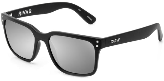 CARVE SUNGLASSES - RIVALS X - MATT BLACK GREY POLARISED