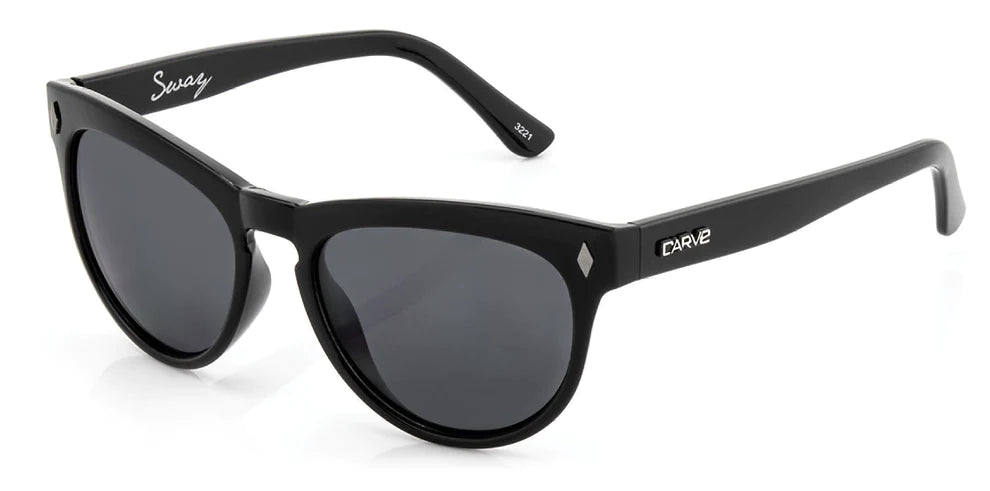 CARVE SWAY SUNGLASSES - LADIES NON POLAR - BLACK