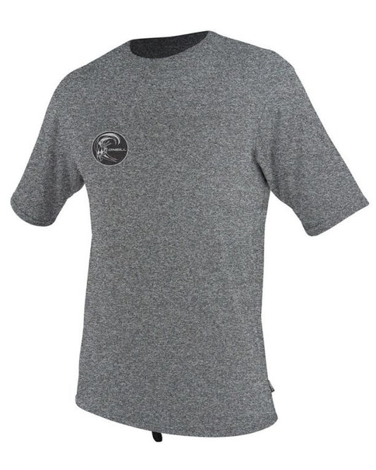 HYBRID 24/7 MENS S/S SURF SHIRT - SMOKE GREY