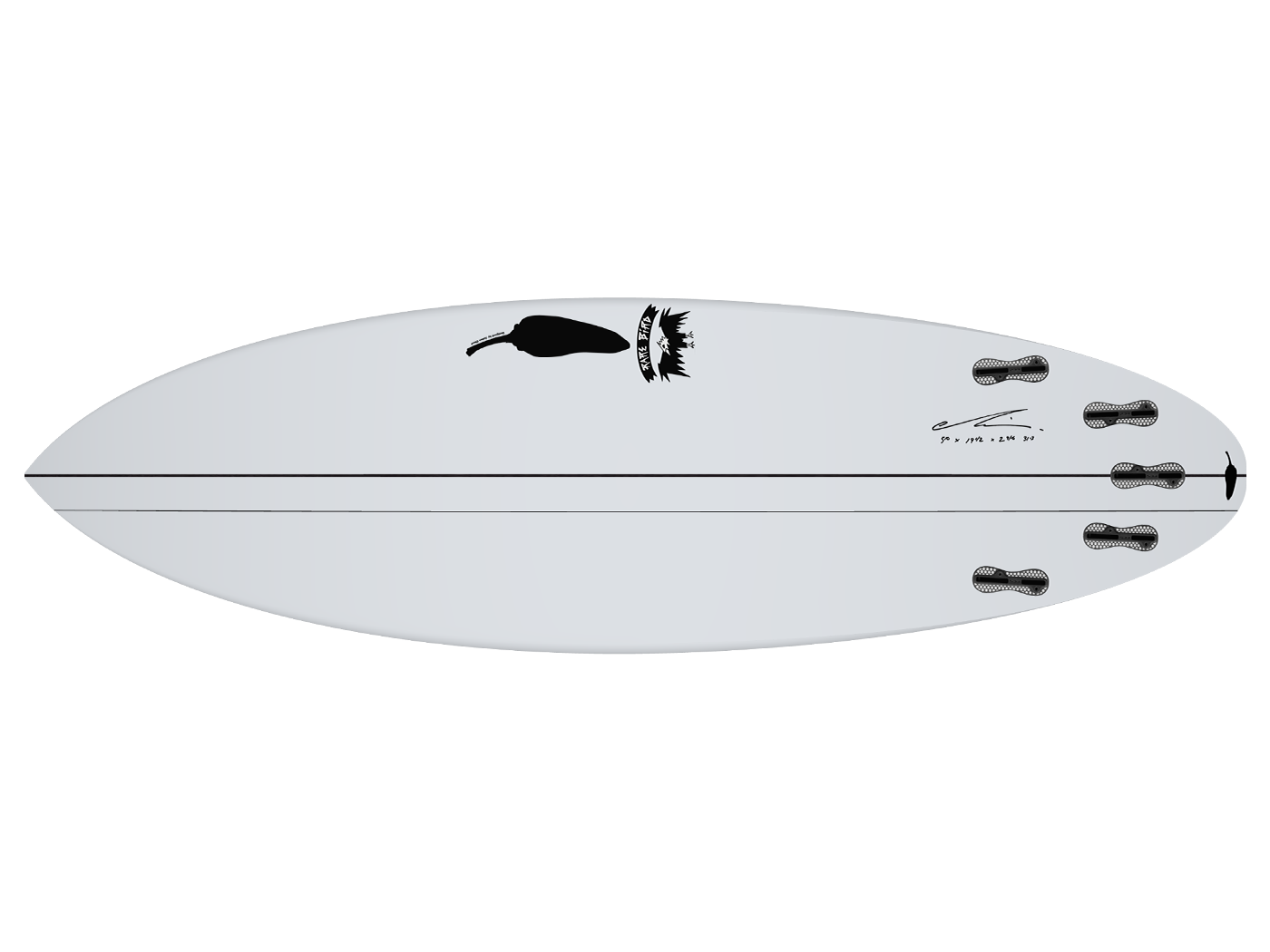 CHILLI RARE BIRD SURFBOARD - ROUND TAIL