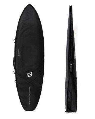 CREATURES SHORTBOARD SINGLE DAY USE BOARDBAG DT2.0 - BLACK SILVER