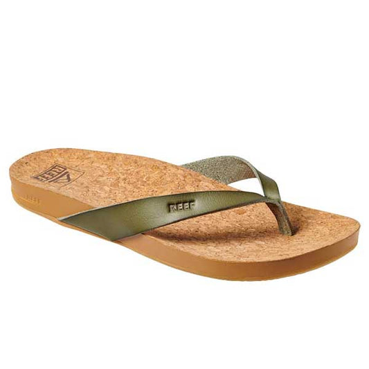 REEF WOMENS CUSHION BOUNCE COURT SANDALS - SAGE