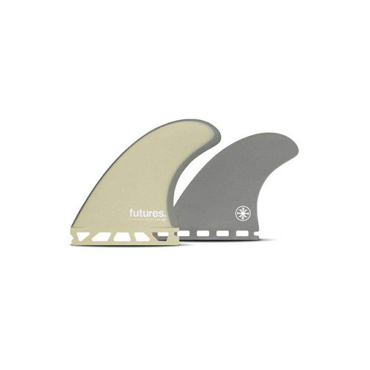 FUTURES EA FIBREGLASS QUAD FIN SET - SAND/GREY