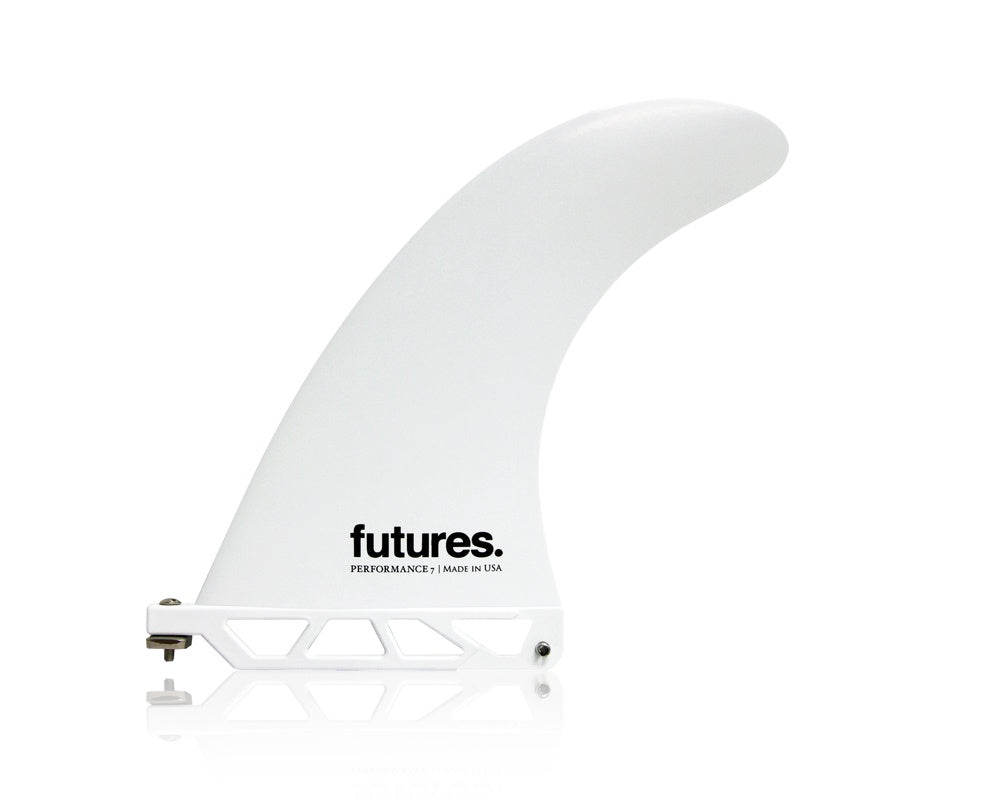 FUTURES 7.0" THERMOTECH PERFORMANCE SINGLE FIN - WHITE