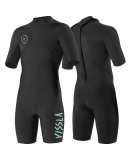 VISSLA BOYS 2-2 BACK ZIP SPRING-BLK : BW22MYSP