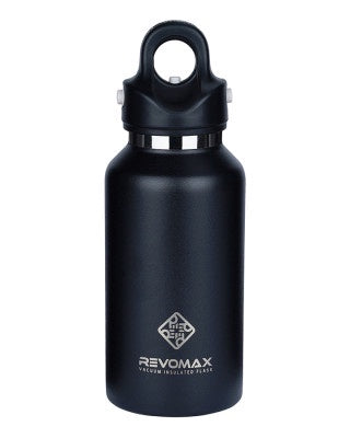 REVOMAX 355ML 12OZ INSULATED FLASK - ONYX BLACK