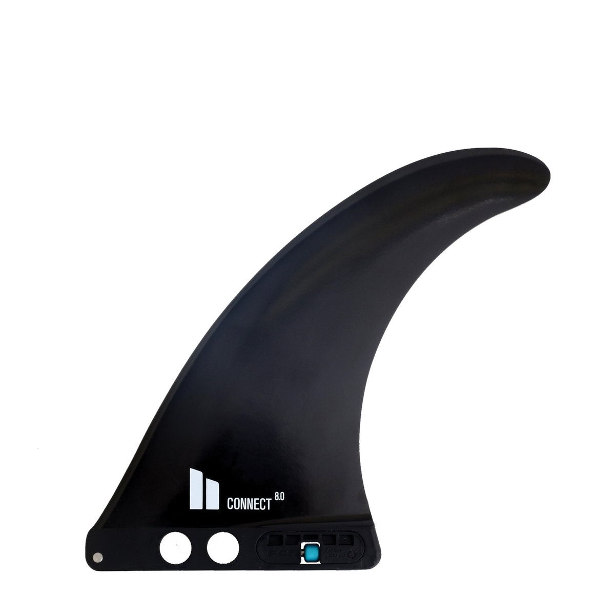 FCS II CONNECT SOFT FIN - LONGBOARD FIN - BLACK POLY