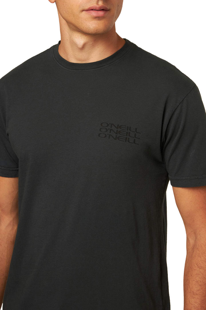 ONEILL DON'T BE SQUARE MENS SS TEE - DARK CHARCOAL