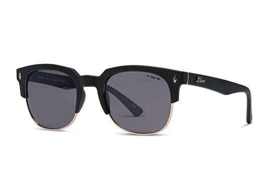LIIVE DYLAN POLAR MATT BLACK SUNGLASSES