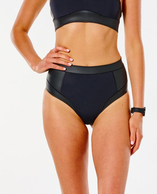 RIPCURL WOMENS MIRAGE ULTIMATE HI WAIST CHEEKY BIKINI BOTTOM