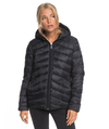 ROXY COAST ROAD HOODED PACKABLE PADDED JACKET - ANTHRACITE - SALE ($109.99 TO $85.00)