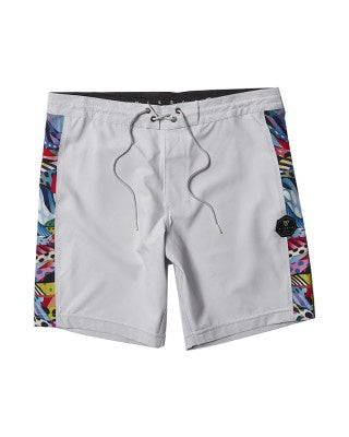 VISSLA WARPED WOODSIDE 17.5" BOARDSHORT - VINTAGE WHITE