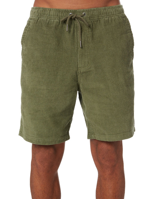 T&C WHALER ELASTIC WALK SHORT - MILITARY