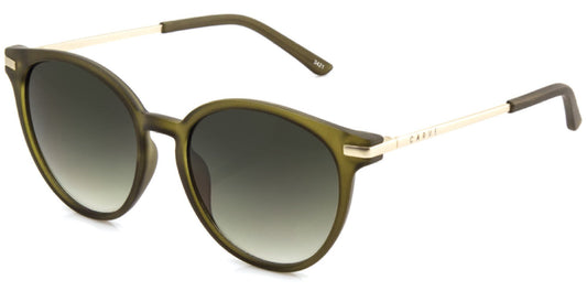 CARVE DAHLIA SUNGLASSES - TRANSLUCENT GREEN FRAME