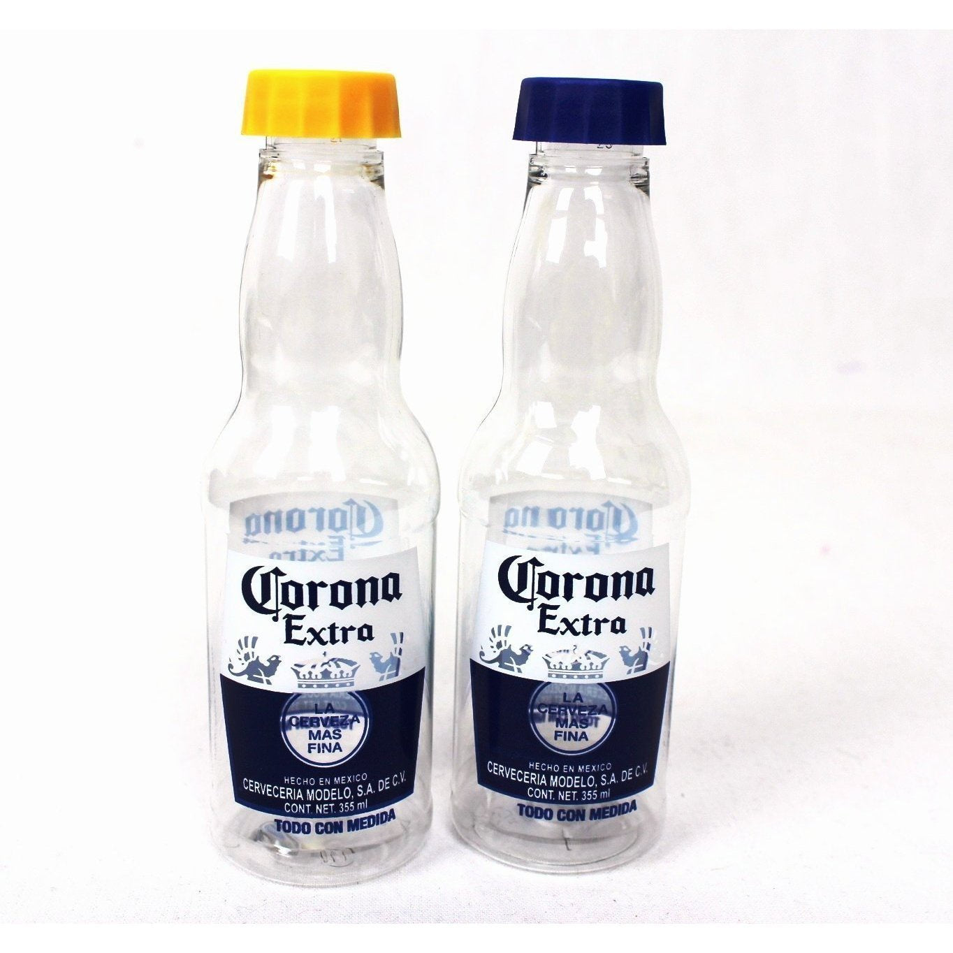 CORONA SALT AND PEPPER SHAKERS - MINI REPLICA BOTTLE