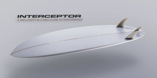 DHD INTERCEPTOR MID LENGTH SURFBOARD (PU)