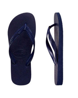 HAVAIANAS MENS TOP NAVY BLUE MENS THONGS - HTCT0555