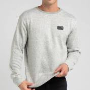 QUIKSILVER KELLER CREW - LIGHT HEATHER GREY