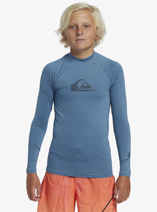 QUIKSILVER BOYS ALL TIME LS UPF 50 RASH VEST