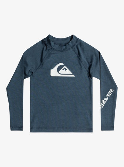 QUIKSILVER ALL TIME LS RASH TOP BOYS 2-7