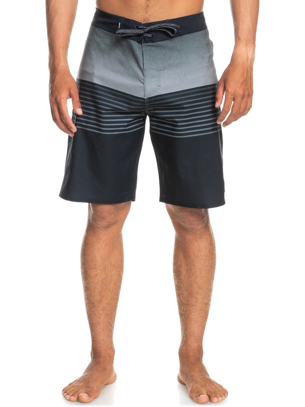QUIKSILVER SURFSILK SLAB 20" MENS BOARD-SHORTS - BLACK