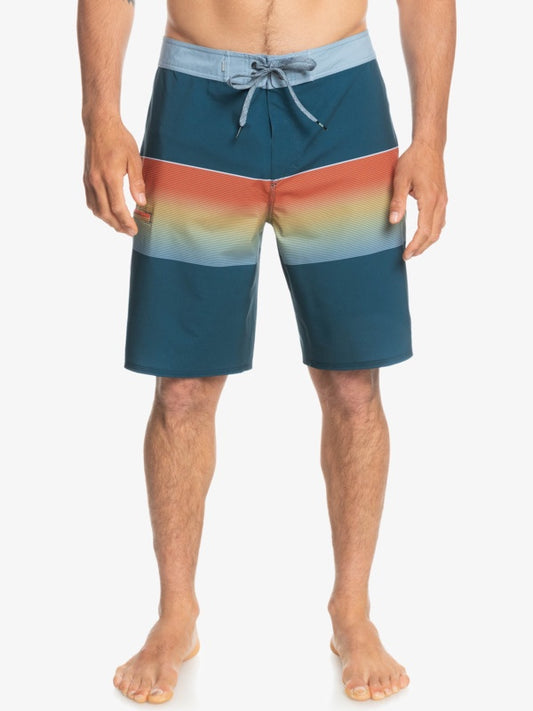 QUIKSILVER MENS SURFSILK SLAB 20" BOARDSHORTS - MAJOLICA BLUE