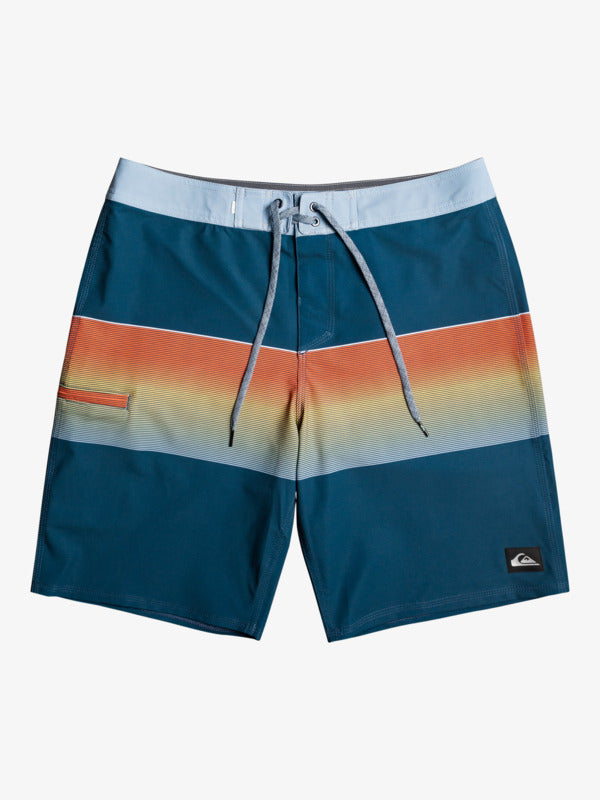QUIKSILVER MENS SURFSILK SLAB 20" BOARDSHORTS - MAJOLICA BLUE