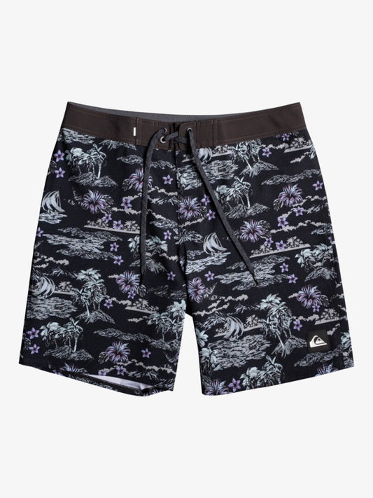 QUIKSILVER MENS SURFSILK 69 18" BOARDSHORTS - TARMAC