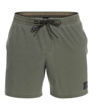 QUIKSILVER MONGREL VOLLEY 17" ELASTIC SHORT - GRAPE LEAF