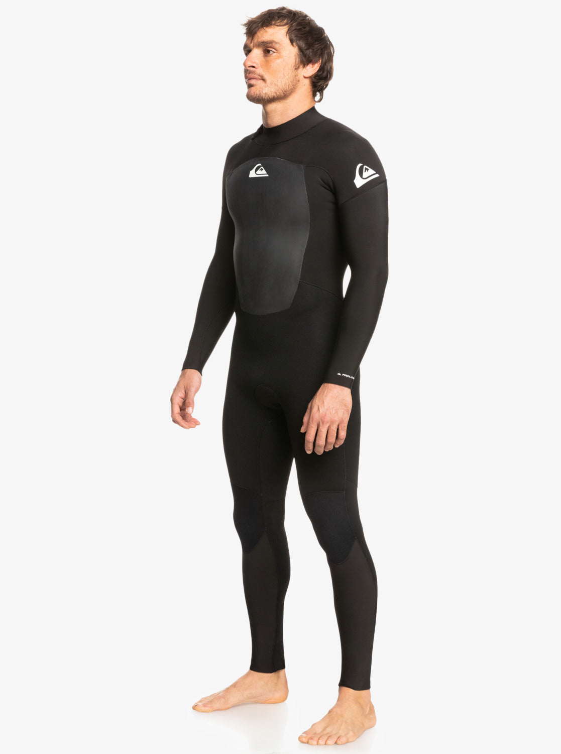 QUIKSILVER MENS PROLOGUE 3/2 BACK ZIP WETSUIT STEAMER - BLACK