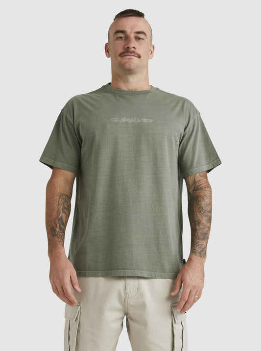 QUIKSILVER MIKEY SS TEE - LAUREL WREATH