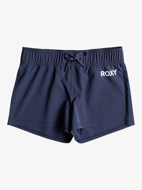 ROXY MYSTERY WAVE GIRLS BOARDSHORTS - INDIGO