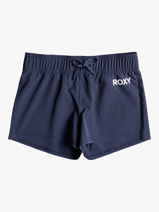 ROXY MYSTERY WAVE GIRLS BOARDSHORTS - INDIGO