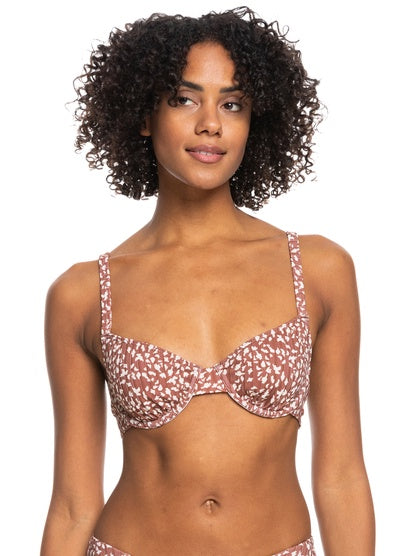 ROXY RIB ROXY LOVE THE MUSE - RIB KNIT BIKINI TOP